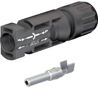 Prise femelle, fiche mâle MC4 32.0015P0001-UR PV-KST4/6I-UR Stäubli Contenu: 1 pc(s)