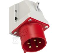 Prise femelle fixe 32A 400V 3P+T+N IP44 525-6