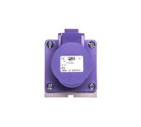 Prise fixe 16A 2P 24V violet IP44 TWIST 162V