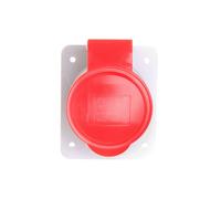 Prise fixe 4P 32A 400V rouge IP44 10 6H IEC 309 CV GW62220H