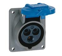 Prise fixe Hypra 16A - 2P+T - 200V~ à 250V~ - plastique - IP44