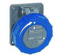 Prise fixe Hypra 16A - 2P+T - 200V~ à 250V~ - plastique - IP66/67-55