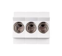 Prise fusible pour rail 3P 63A D02 400V DIN LD046 Weber