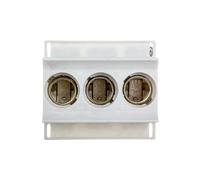 Prise fusible pour rail 3P 63A D02 Weber LD02K63-3SS