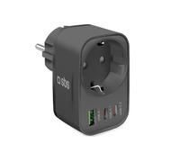 Prise gigogne Schuko PD 30W avec ports USB C + USB A