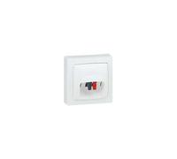 Prise haut-parleur Appareillage saillie complet blanc LEGRAND 086039