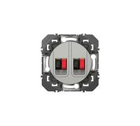 Legrand 600482 Prise haut-parleur double dooxie finition alu