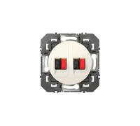 Prise haut-parleur double LEGRAND Dooxie blanc
