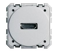 prise hdmi - bornier à vis - 2 modules - hager gallery wxf632