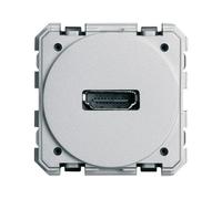 Prise HDMI bornier à vis 2M - APPAREILLAGE MURAL GALLERY HAGER WXF632