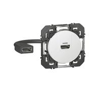 Legrand Prise HDMI DOOXIE pré-connectorisée blanche