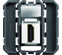 prise hdmi - traversante - keyston - hager gallery wxf633