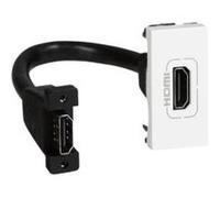 Legrand Prise HDMI Mosaic 078778 Type A HDMI 2.0 préconnectorisée 1 module Blanc