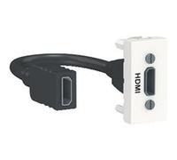 Prise HDMI Unica - 1 module - Blanc blanc G