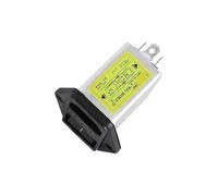 Prise IEC 1 pièce avec fusible simple 220 V CA anti-interférences EMI 50/60 Hz CW2B-1A/3A/6A/10A-T(D3) Filtre d'alimentation(10A)