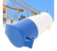 Prise Industrielle Bleue 32A à 3 Broches, Connecteur étanche IP44, Installation Facile pour Brasserie, Atelier, Camping, Sport, Extérieur, Chantier Naval, Quai Industriel (HR-223
