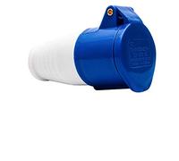 Prise industrielle bleue et prises 32A 220v IP44 3 broches prise de site industriel et prise murale étanche IP44 prise de connecteur 2P + terre femelle (#223)
