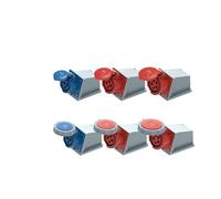 Prise industrielle et prise 5 broches 3 cœurs 3P/4P/5P, connecteur électrique 16A 32A IP67, prise murale 220V 380V 415V mâle femelle(Wall socket,IP67 5Pin 32A)