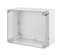 Prise industrielle hermétique N/T 170 x 135 x 85 mm IP65 couvercle transparent gris Elektro-plast Pin 5902431690797