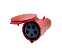 Prise industrielle mobile droite à cinq conducteurs PKY32M435 32 A 3P+N+E fiche standard européenne(Mobile socket PKY32M435)