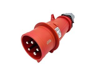 Prise industrielle mobile droite à cinq conducteurs PKY32M435 32 A 3P+N+E fiche standard européenne(Plug A9G32M435T)