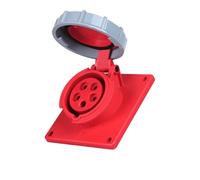Prise industrielle oblique dissimulée étanche IP67 5 conducteurs 16A/32A prise aviation mâle et femelle station d'accueil 380V(32A concealed inclined seat)