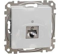 Prise informatique rJ45 cat.5e STp argent IP20 SDD113451S Sedna Design Schneider Electric