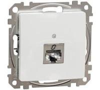 Prise informatique rJ45 cat.5e STp blanc IP20 SDD111451S Sedna Design Schneider Electric