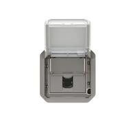 prise rj45 - catégorie 6 - ftp - gris - composable - legrand plexo 069569l