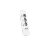 Prise intégrée standard européenne White