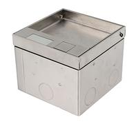 Prise Intégrée UE, Prise de Sol en Acier Inoxydable Prise Encastrée étanche PC Solution AC250V pour Prise de Sol pour Accessoires de Prise à Usage Intérieur et Extérieur