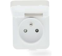 Prise intelligente NEDIS/ extérieur/ 16A/ Zigbee 3.0/ français type E/ IP44/ compteur d'énergie/ Android/ iOS/ Nedis® SmartLife