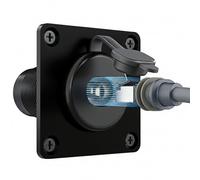 Prise intelligente pour camping-car, passage de câble étanche, passage de câble pour camping-car - Adaptateur Rj45 étanche Ip68, connecteur extérieur en aluminium CNC
