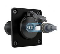 Prise intelligente pour camping-car, passage de câble étanche, passage de câble pour camping-car - Adaptateur Rj45 étanche Ip68, connecteur extérieur en aluminium CNC,