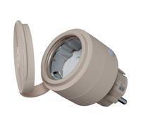 Prise Intelligente Shelly Z-Wave LR Extérieure Beige