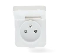 N ZBPO130EWT - Prise ZigBee commutable, extérieur, version FR