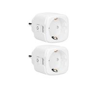 Prise intelligente Wi-Fi, 16A, 3680W, pack de 2 SMART-PLUG10 DUO Blanc