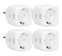 Prise intelligente Wi-Fi avec moniteur de consommation d’énergie, 16A, 3680W, pack de 4 Alecto SMART-PLUG20 4-PACK Blanc