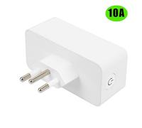 prise intelligente WiFi brésilienne 10/16a AC110 240V, adaptateur sans fil, télécommande vocale, moniteur d'alimentation, minuterie, Google Home Alexa