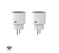 SONOFF S60TPF Prise Intelligente WiFi 16A 2PACK (Type F/E), Prises de Courant, Contrôle à Distance et Programme de Temps via eWeLink APP, Compatible avec Alexa/Google Home, 16A/4000W