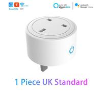 Prise Intelligente Wifi, Tuya, Royaume-Uni, Fonction De Synchronisation, Alexa, Google Home, Yandex, Alice, Commande Vocale, Samrt