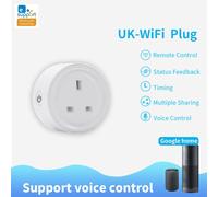 Prise intelligente WiFi UK, télécommande Mobile, application EWeLink, synchronisation, commande vocale, fonctionne avec Alexa Google Smart Home