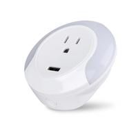 prise intelligente WiFi US, avec veilleuse, minuterie, télécommande, commande vocale, vie intelligente, fonctionne avec Alexa Google Home