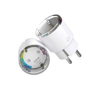 Prise intelligente Zigbee 3.0 - NOUS - Lot de 2 - Mesure de la consommation électrique - 16 A - 3680 W à 230 V