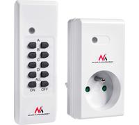 Prise intérieure Maclean MCE151 commandée par une télécommande. 1 pc. programmable + télécommande + pile pour télécommande