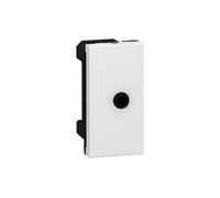 Prise Jack 3,5mm femelle Mosaic - A visser - 1 module - Blanc