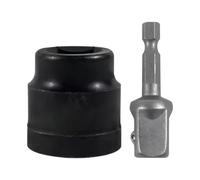 Prise jack | Adaptateur de connexion rapide robuste pour économiser de la main-d'œuvre | Clé électrique pour cric de voiture pour perceuse, changement de pneus, entretien du véhicule, voyage sur la