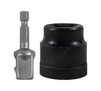 Prise jack - Adaptateur de perceuse à prise jack, design à connexion rapide, outil de cric de perceuse électrique, adaptateur de clé à économie de main-d'œuvre, aide à l'entretien du véhicule |