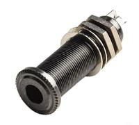 Prise jack de guitare 6,35 mm pour soudure de type broche de remplacement réduit la fatigue du métal mécanisme de verrouillage sécurisé ton or titane