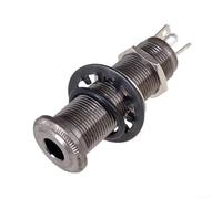 Prise jack d'entrée de guitare 6,35 mm Cylindre Clip End Pin Socket pour Telecaster Replacement Copper Core (Titanium)